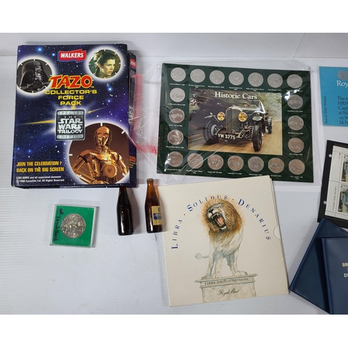 172 - Collection of various Coins and stamps including a 