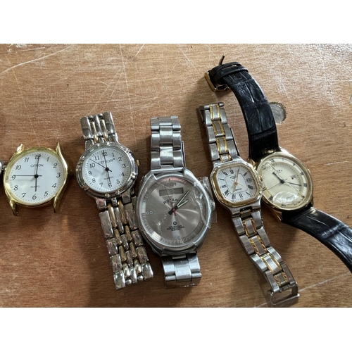 185 - Quantity of various ladies and gents wrist-watches (Qty)