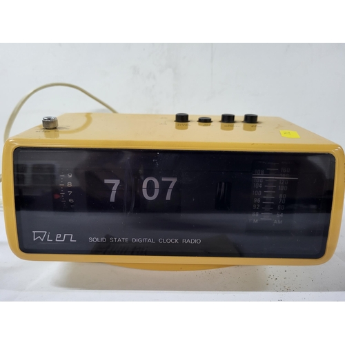 224 - Wien am-fm digital clock radio model W970