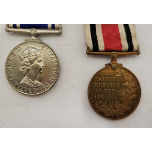 266 - Police long service and good conduct medal and a 