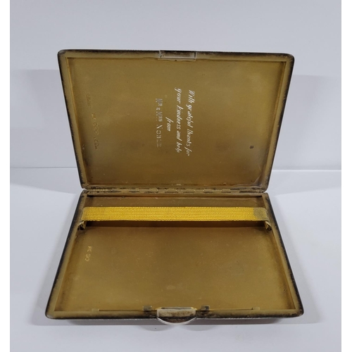 8 - 1947 hallmarked Sheffield silver cigarette case

193 grams