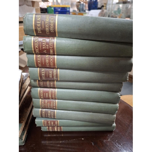 368 - The Works of Charles Dickens. 20 stories in 30 volumes, published by Chapman and Hall 1906-1908