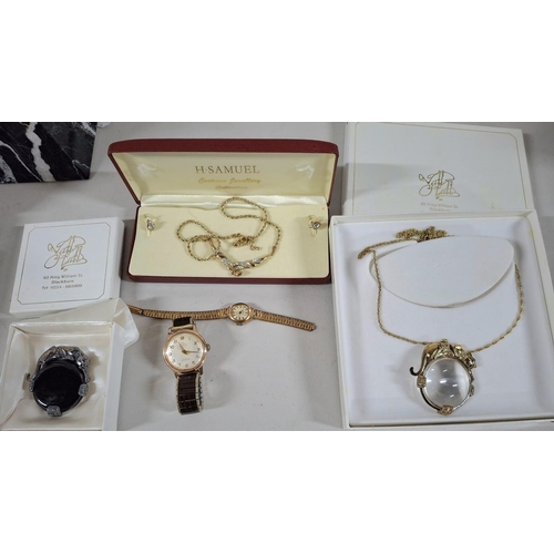 49 - Three pieces of modern good quality costume jewellery , all in original boxes together with a ladies... 