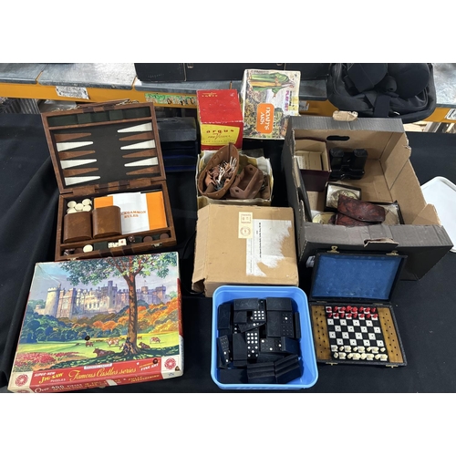 92 - Collection of games including Noahs ark and Boxed Backgammon