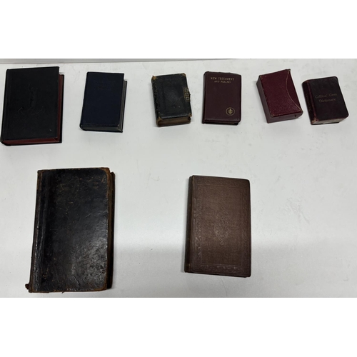 93 - Collection of old books including a common prayer book from 1813