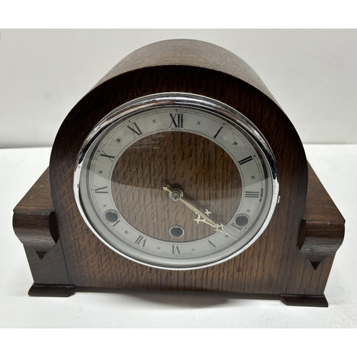 103 - Anvil mantel clock, J.Emmott Earby