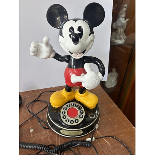 110 - Vintage Mickey Mouse phone in working order