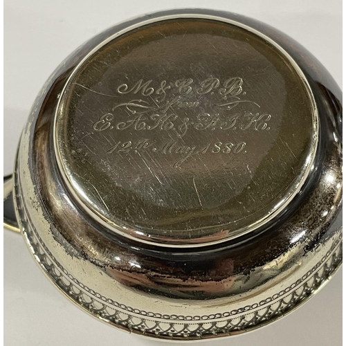 176 - Antique pot marked 12th May 1880 along with an antique pencil marked L.Verrill 1938