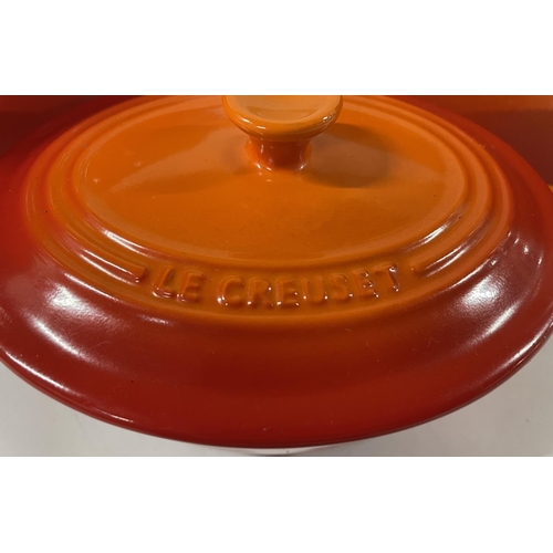 179 - Set of 3 orange Le Creuset