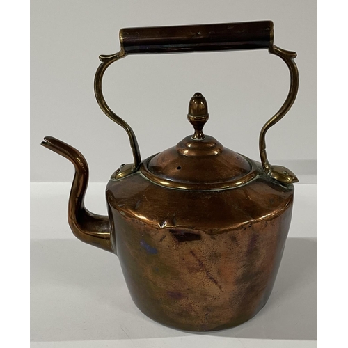 184 - Copper tea pot