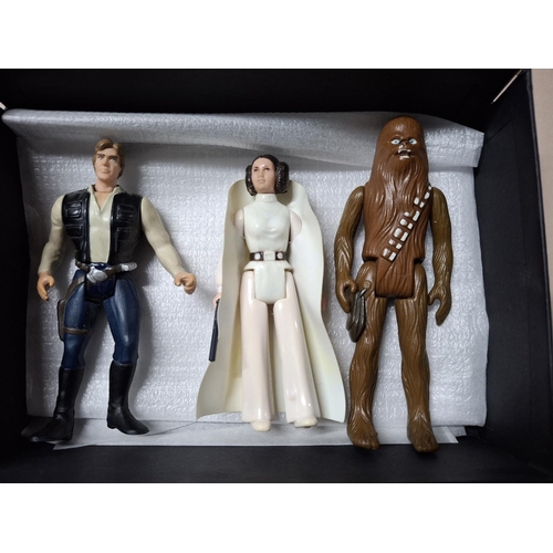 239 - Three original 1978 Star Wars figures including Princess Lea by Kenner (3)