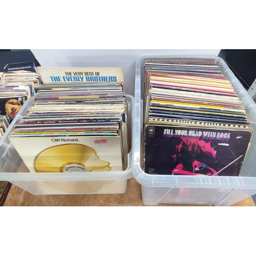 345 - Large collection of various LP Albums, mainly 80's etc. (Qty)