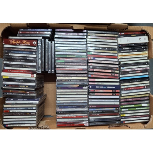 357 - Two boxes of CDs comprising popular singers to classical (Qty)

150+ Classical, Musicals, Traditiona... 