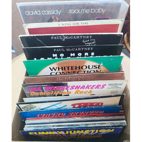 361 - Collection of various LP's including Lynyrd Skynyrd, Deep Purple, Paul McCartney, The Carpenters etc... 