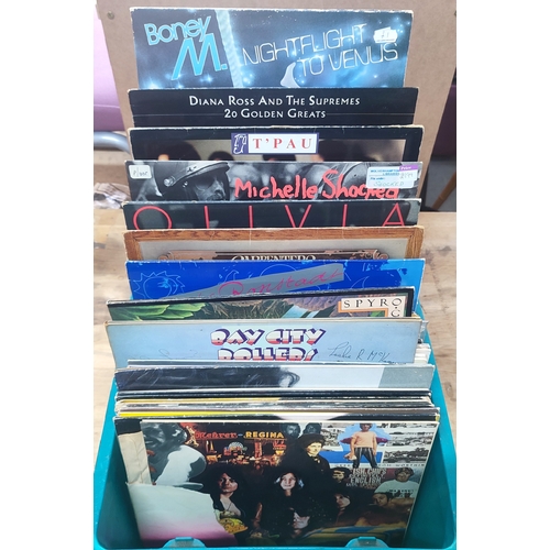 362 - Collection of various LP's including Mott, Boney M, Bay City Rollers, T'Pau etc. (Qty)