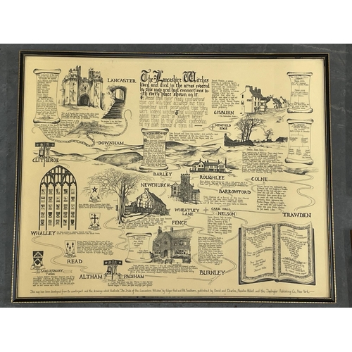 137 - collection of prints including photo of information about the local area