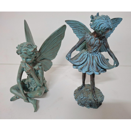 19 - Two unmarked fairy figurines (2)