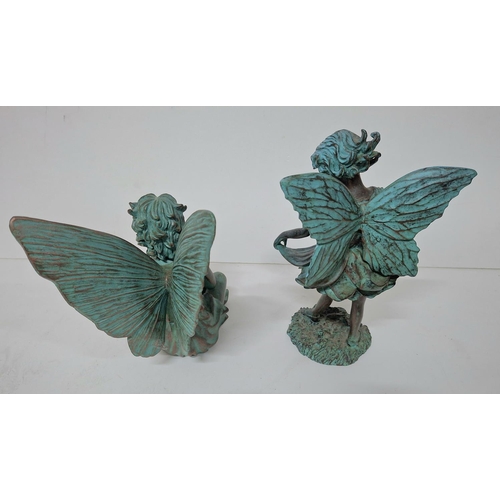 19 - Two unmarked fairy figurines (2)