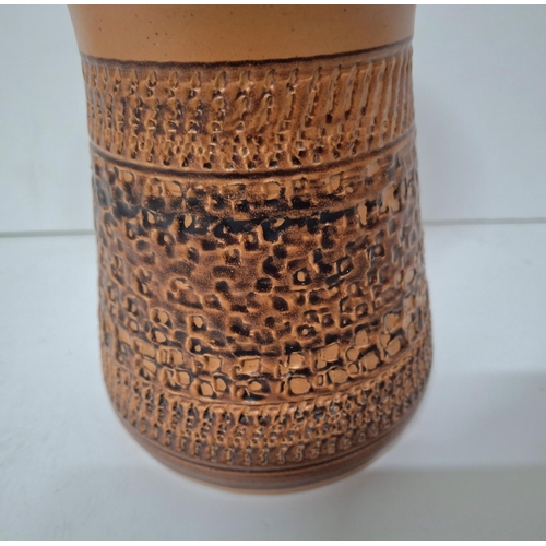 3 - Unmarked original 1970s Brutalist school vase