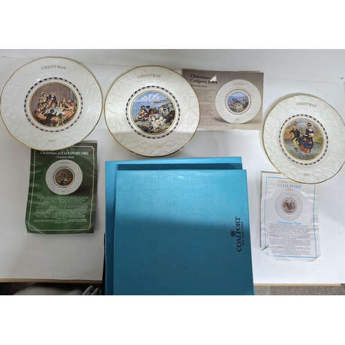 60 - Collection of Coalport decorative plates