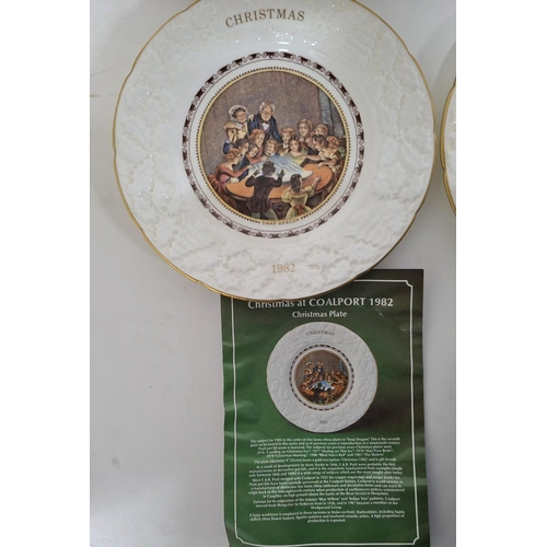 60 - Collection of Coalport decorative plates