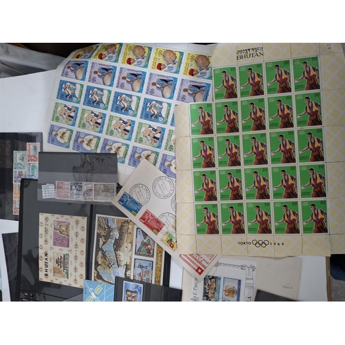 77 - Quantity of Commonwealth stamps, mainly 20thC, including sets, over-prints, blocks etc used and unus... 