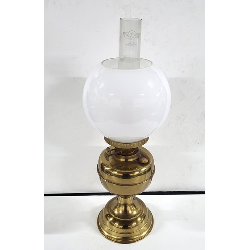 405 - Brass oil lamp