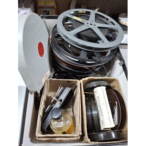 96 - Two boxes of various sized reels (all unexamined) etc (Qty)