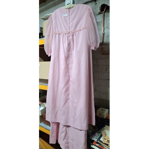 162 - Childs early 20thC pink dress