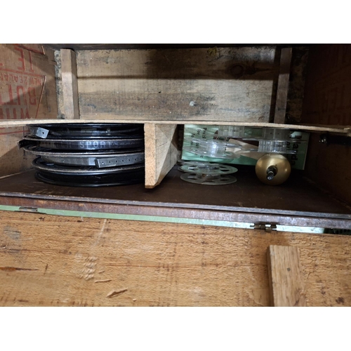 234 - Boxed early 20thC reel and electrical machinery