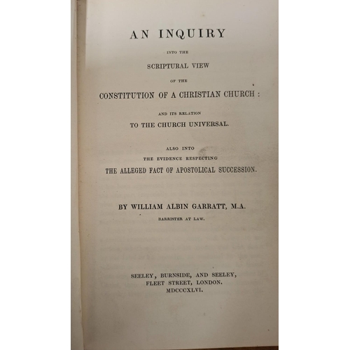 244 - Two late Victorian hardback books, The Poetical Works of William Wordsworth and An Inquiry into the ... 