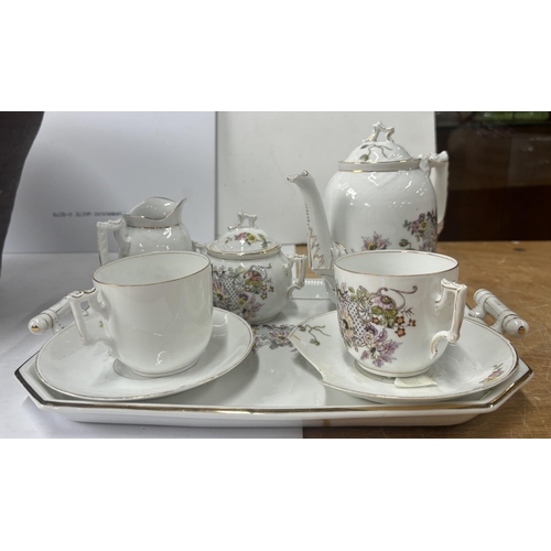 317 - 1890s Tea set including Coffee pot