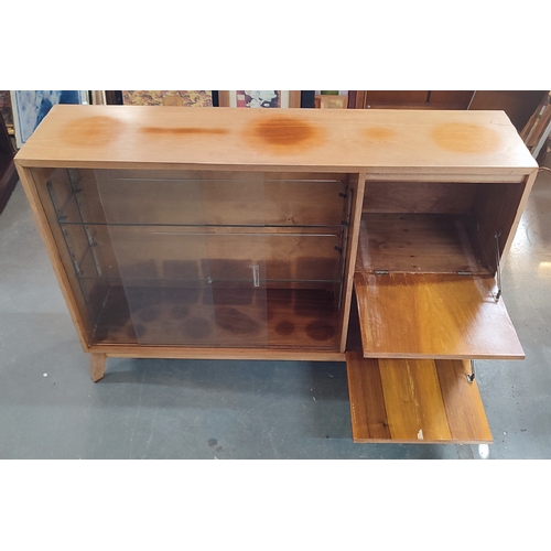 319 - An apprentice-piece glazed cabinet