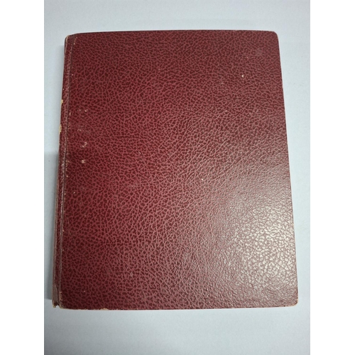 252 - Burgundy album containing various countries including Belgium, Madagascar and French colonies but th... 