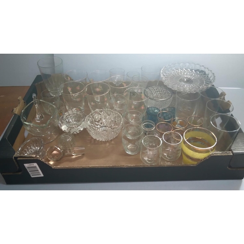 295 - Two boxes of various ornaments and glassware (Qty)