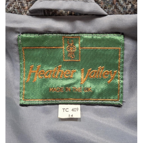 306 - Ladies tweed grey jacket and skirt by Heather Valley (2)