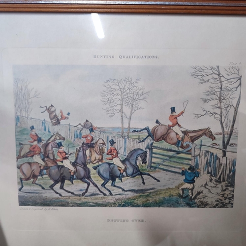 89 - Collection of four hunting prints, two by Lawrence & Jellicoe, London, another is Shayers English Fo... 