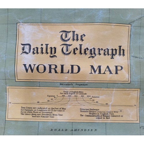 85 - Daily mail world map as well as a collection of various old Atlases (Qty)