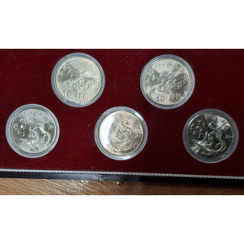 145 - Cased set of 5 Taiwan 