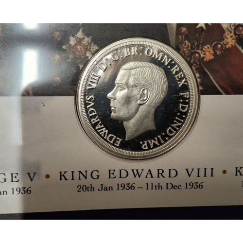 146 - Westminster collection Ltd of 1936 - The Year of the 3 Kings with a special silver proof coin for Ed... 