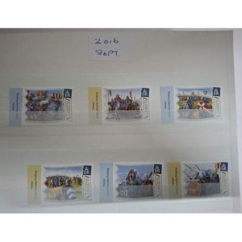 229 - Three stunning albums containing Guernsey & Alderney all mint unmounted sets and/or mini-sheets, pos... 