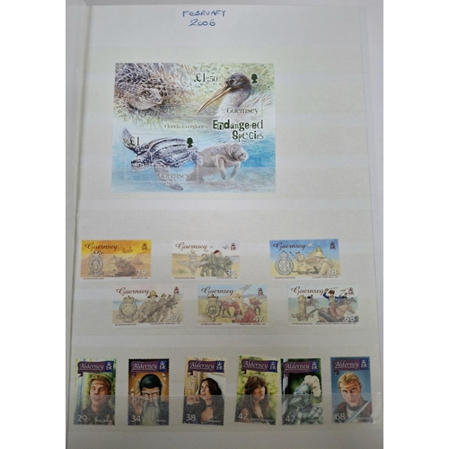 229 - Three stunning albums containing Guernsey & Alderney all mint unmounted sets and/or mini-sheets, pos... 