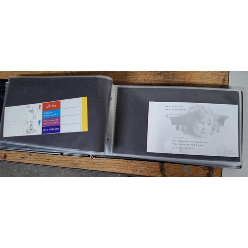 230 - Four complete smiler sheets together with a Guernsey Post office album containing 15 GB late 20/earl... 