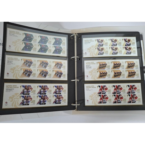 232 - Official London 2012 GB Gold medal winners stamp collection consisting all 29 gold medal winners, mi... 