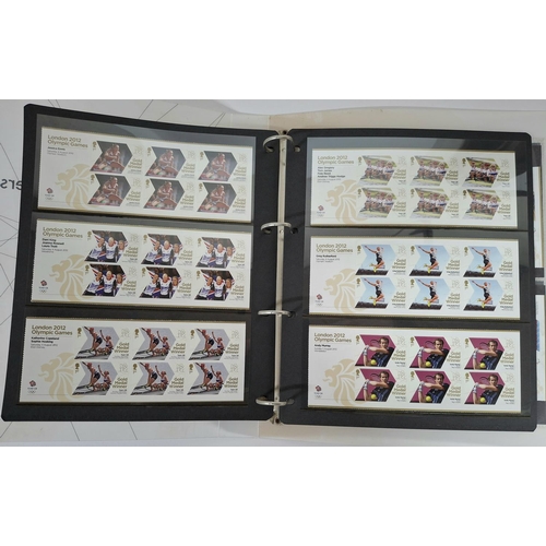 232 - Official London 2012 GB Gold medal winners stamp collection consisting all 29 gold medal winners, mi... 