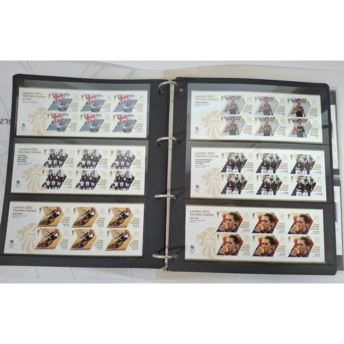 232 - Official London 2012 GB Gold medal winners stamp collection consisting all 29 gold medal winners, mi... 