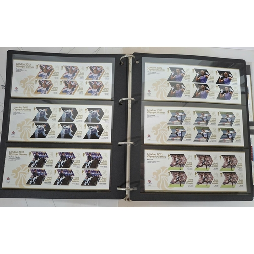 232 - Official London 2012 GB Gold medal winners stamp collection consisting all 29 gold medal winners, mi... 