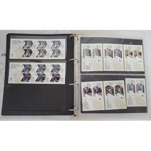 232 - Official London 2012 GB Gold medal winners stamp collection consisting all 29 gold medal winners, mi... 