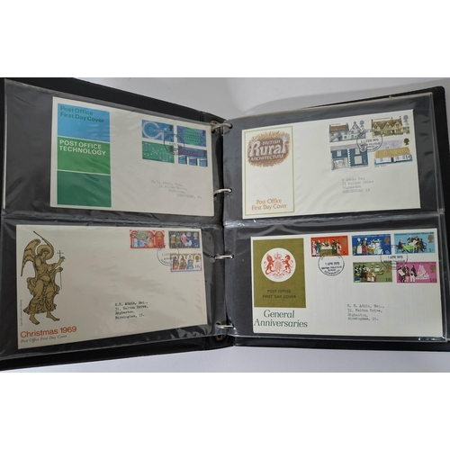 238 - Four albums of GB QEII FDC July 1969 to June 1994 together with an album of Commonwealth and British... 