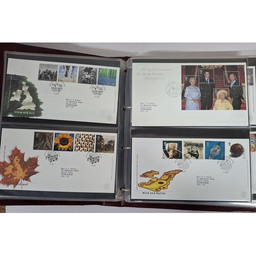 240 - Three albums of GB QEII FDC March 1999 to Feb 2010, possibly complete (Qty)